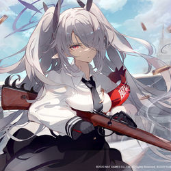 This is a pixiv picture whose title is ブルアカ一周年！.