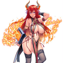 This is a pixiv picture whose title is ヒーター【旗袍】.