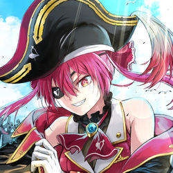 This is a pixiv picture whose title is 出　航.