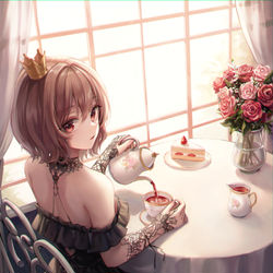 This is a pixiv picture whose title is CM.