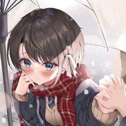 This is a pixiv picture whose title is 先輩っ!クラスの人に見られちゃうっスよ…/大空スバル.