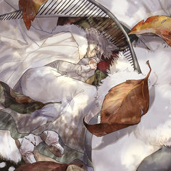 This is a pixiv picture whose title is ふたりぼっち.