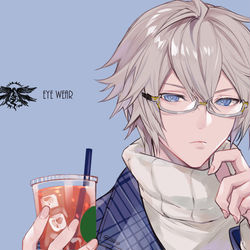 This is a pixiv picture whose title is 👓😑.