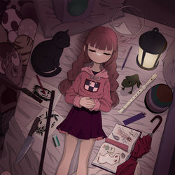 This is a pixiv picture whose title is 窓付き.