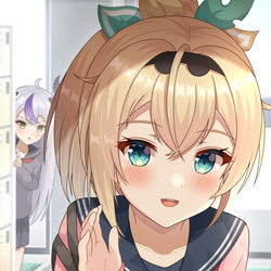 This is a pixiv picture whose title is jk風真いろは.
