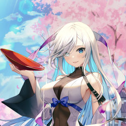This is a pixiv picture whose title is 隻眼.