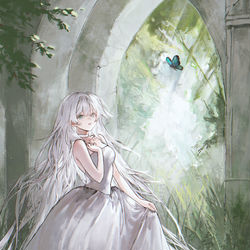 This is a pixiv picture whose title is 🌿.