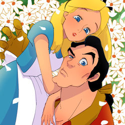 This is a pixiv picture whose title is ふしぎの国のアリス＋ガストン.