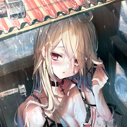 This is a pixiv picture whose title is あまやどり.