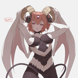 This is a pixiv picture whose title is 山羊.