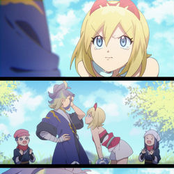 This is a pixiv picture whose title is セキカイ(アニメパロ).