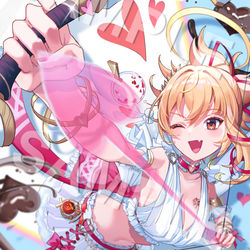 This is a pixiv picture whose title is 宵宮 yoimiya (2).