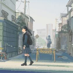 This is a pixiv picture whose title is 急がば回れ.