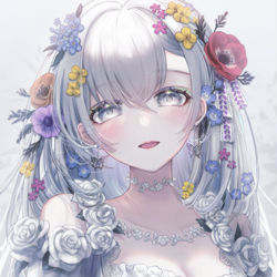 This is a pixiv picture whose title is 春の花のように.