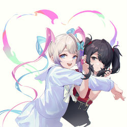 This is a pixiv picture whose title is †升天†.