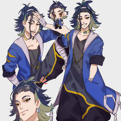 This is a pixiv picture whose title is セキとウォロ.
