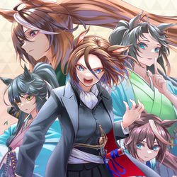 This is a pixiv picture whose title is 燃えよ健.