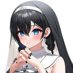 This is a pixiv picture whose title is シスターさらさ.
