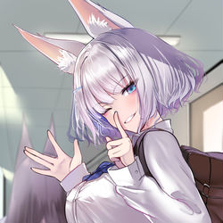 This is a pixiv picture whose title is ギャル加賀.