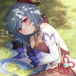 This is a pixiv picture whose title is 甘雨！.