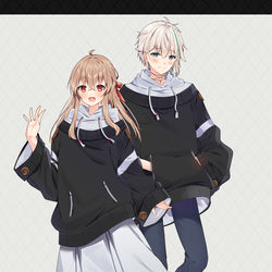 This is a pixiv picture whose title is アパレルコラボ.