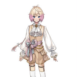 This is a pixiv picture whose title is Vtuber🍎✨メラ・フィロメラくん.