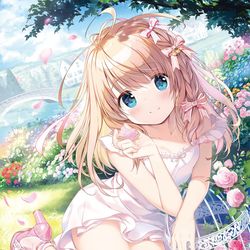 This is a pixiv picture whose title is あーんしてください🧸.
