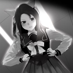 This is a pixiv picture whose title is ニーハイキングに見下ろされてたい.