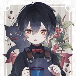 This is a pixiv picture whose title is Coffee.