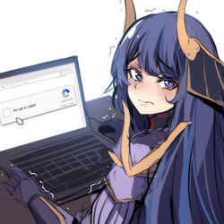 This is a pixiv picture whose title is Not a Robot.