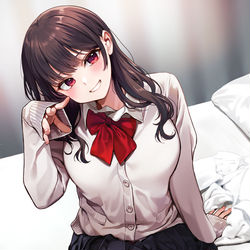 This is a pixiv picture whose title is 「現在抱き枕募集中～…どーお？」.
