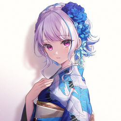 This is a pixiv picture whose title is 華.