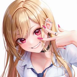 This is a pixiv picture whose title is 喜多川海夢.