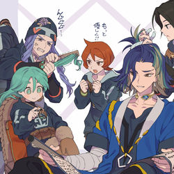 This is a pixiv picture whose title is コンゴウ団髪の毛妄想.