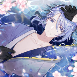 This is a pixiv picture whose title is 綾人.