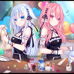 This is a pixiv picture whose title is バレンタインに向けて.
