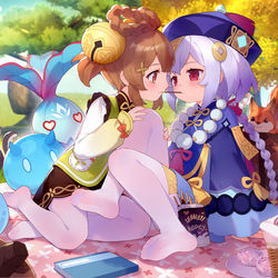This is a pixiv picture whose title is 愛する人と~.