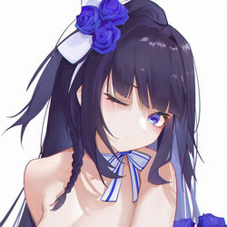 This is a pixiv picture whose title is 芽衣.