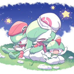 This is a pixiv picture whose title is 2021年末～2022初 ポケモンつめあわせ.