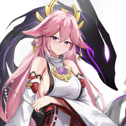 This is a pixiv picture whose title is Yae Miko.