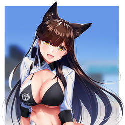 This is a pixiv picture whose title is アズールレーン　RQ愛宕.