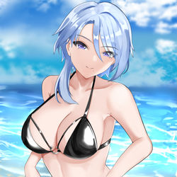 This is a pixiv picture whose title is Mama Ayato (Swimsuit).
