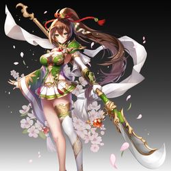 This is a pixiv picture whose title is [仕事絵] 三国志KARMA -関羽.