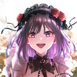 This is a pixiv picture whose title is 輝きの笑顔.