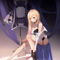 This is a pixiv picture whose title is 海夢の夢.