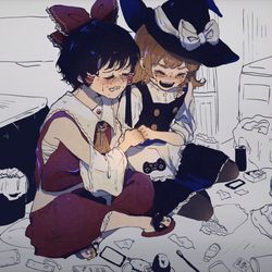 This is a pixiv picture whose title is 戦いの末.