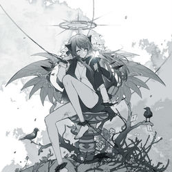 This is a pixiv picture whose title is The Angel.