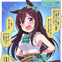 This is a pixiv picture whose title is レジェンドレースの後：メジロドーベル.