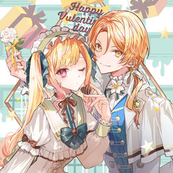 This is a pixiv picture whose title is 天馬さんちのバレンタインデー.