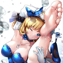 This is a pixiv picture whose title is I字バランス.